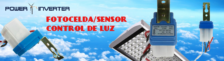 FOTOCELDA / SENSOR  CONTROL DE LUZ